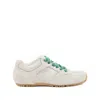 Alohas Light Grey Leather Tb 56 Suede Fuzzy Sneakers