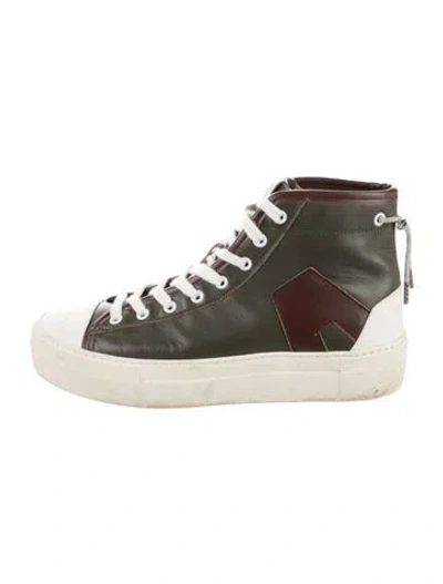 Pre-owned Alohas Leather Sneakers In Green
