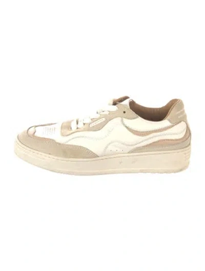 Pre-owned Alohas Leather Sneakers In Neutrals