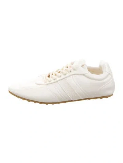 Pre-owned Alohas Leather Sneakers In White