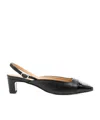 Alohas Woman Pumps Black Size 6.5 Leather In Black