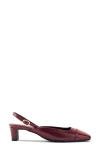 Alohas Lindy Slingback Pump In Burgundy