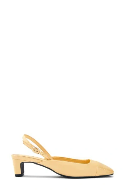 Alohas Lindy Slingback Pump In Yellow