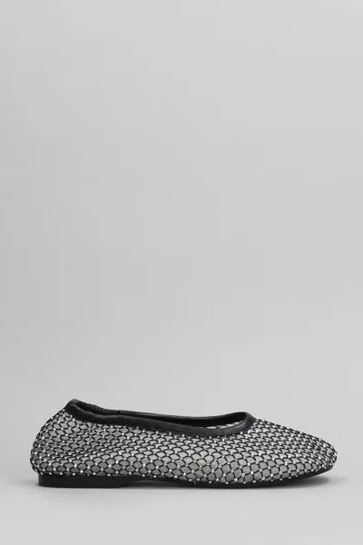 Alohas Lorain Mesh Ballet Flats In Silver