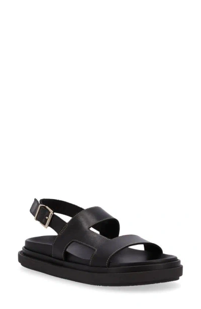 Alohas Lorelai Strappy Slingback Sandal In Black