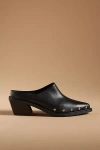 Alohas Lorenzo Leather Mule Heel In Black