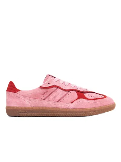 Alohas Low-top Sneakers In Pink Suede With Contrasting Details