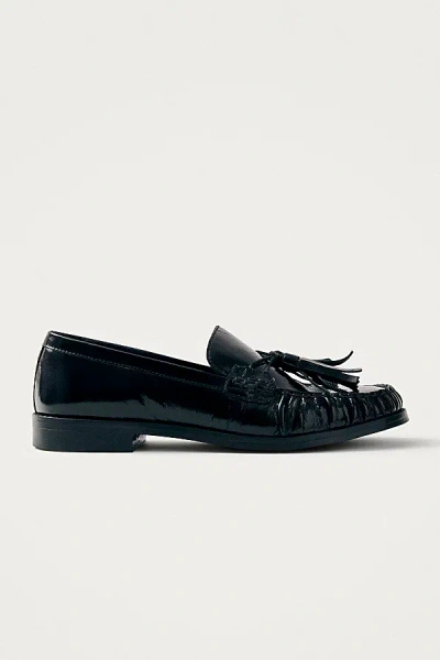 Alohas Marietta Onix Leather Loafer In Black, Women's At Urban Outfitters