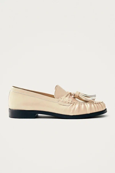 Alohas Marietta Onix Leather Loafer In Cream, Women's At Urban Outfitters In Cream