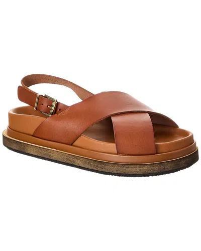 Alohas Marshmallow Leather Shoes In Brown