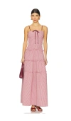 Alohas Masami Maxi Dress In Pink