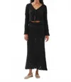 Alohas Mauver Tricot Skirt In Black