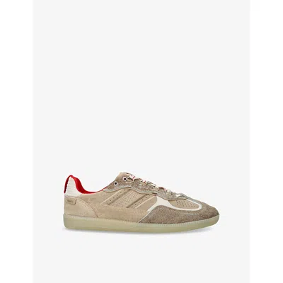Alohas Mens Beige Tb.490 Trek Suede Low-top Trainers Eur 41 / 7 Uk