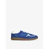 Alohas Mens Blue Tb.490 Rife Suede Low-top Trainers Eur 42 / 8 Uk In Blue