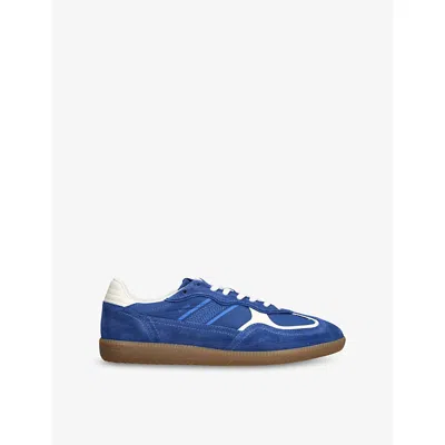 Alohas Mens Blue Tb.490 Rife Suede Low-top Trainers Eur 42 / 8 Uk