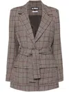 Alohas Nagano Single-breasted Blazer In Brown