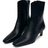 Alohas Nash Kitten Heel Bootie In Black