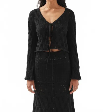 Alohas Neli Tricot Sweater In Black
