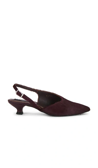 Alohas Nelly Slingback Pump In Burgundy
