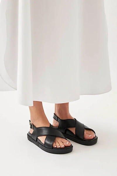 ALOHAS NICO LEATHER SLINGBACK SANDAL IN BLACK, WOMEN'S AT URBAN OUTFITTERS