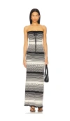 Alohas Olenka Dress In Ecru Tricot