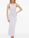 Alohas Open-back Midi Dress In White