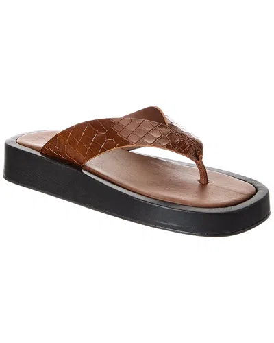 ALOHAS OVERCAST LEATHER SANDAL