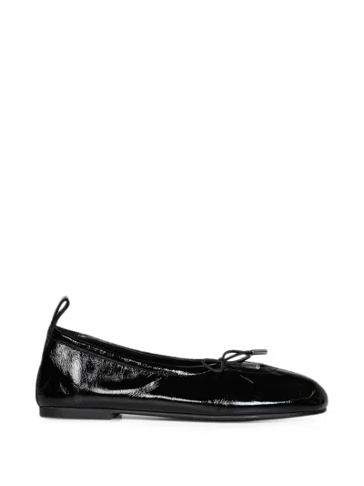 Alohas Patent Leather Ballet Flats In Black