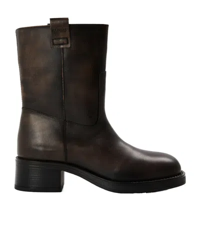 Alohas Rajan Boot Ankle Heeled Boots In Black