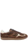 Alohas Tb.490 Rife Soft Tan Leather Sneakers In Brown