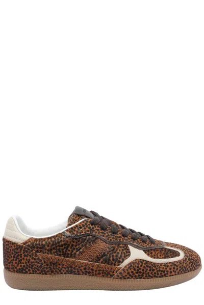 Alohas Tb.490 Rife Soft Tan Leather Trainers In Brown