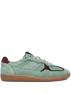 Alohas Tb.490 Rife Matcha Leather Sneakers Matcha In Blue