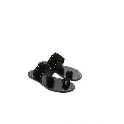 Alohas Riley B Flat Sandals In Black