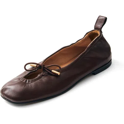 Alohas Rosalind Ballet Flats In Burgundy
