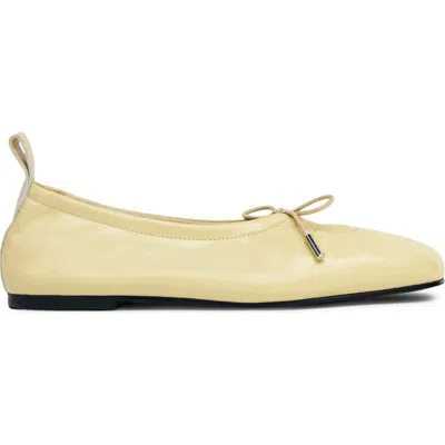 Alohas Rosalind Ballet Flat In Yellow