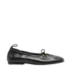 Alohas Rosalind Crinkled Patent Leather Ballet Flats