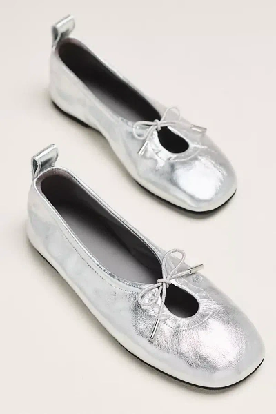 Alohas Rosalind Ballet Flats In Silver