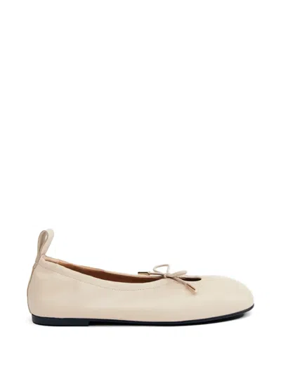 Alohas Rosalind Bow Ballet Flats In Neutral
