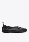 Alohas Rosalind Bow-embellished Ballet Flats In Black