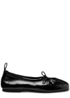 Alohas Rosalind Crinkled Patent Leather Ballet Flats In Black