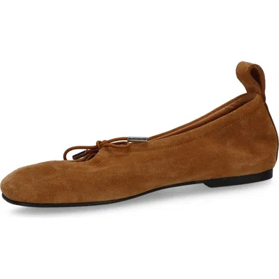 Alohas Rosalind Leather Ballet Flat In Brown