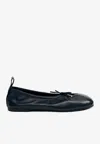 Alohas Rosalind Leather Ballet Flats In Black