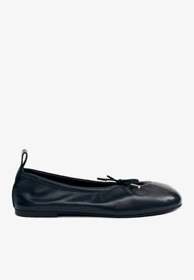 Alohas Rosalind Leather Ballet Flats In Black