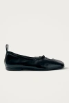 Alohas Rosalind Leather Ballet Flats In Black Patent Leather, Women's At Urban Outfitters In Black Patent Leather