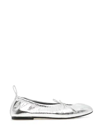 Alohas Rosalind Shimmer Ballet Flats In Gray