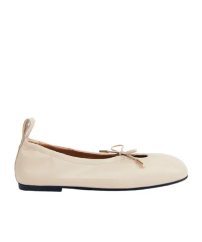 Alohas Rosalind Square Toe Ballet Flats In Neutral
