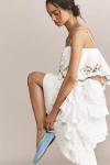 Alohas Rosemary Crochet Flats In Blue