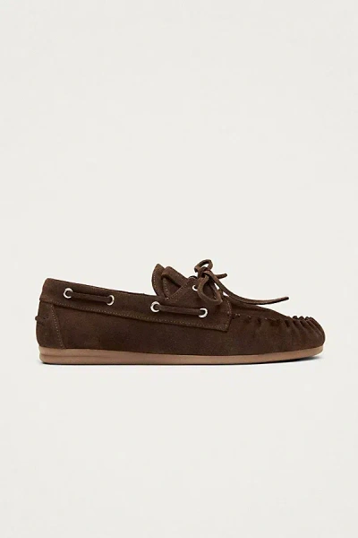 Alohas Rowan Boat Shoe In Brown, Women's At Urban Outfitters