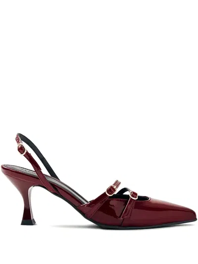 ALOHAS 75MM LEATHER HEELED PUMPS
