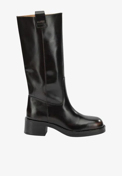 Alohas Sajan Knee-high Boots In Black